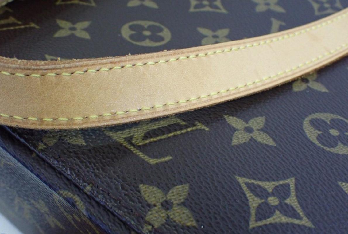 Louis Vuitton Brown Monogram Canvas Leather Luco Tote Bag 3