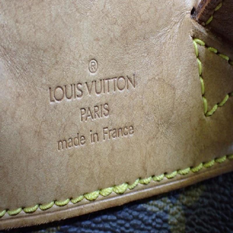 Louis Vuitton Brown Monogram Canvas Leather Montsouris MM Backpack 4