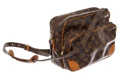 Louis Vuitton Brown Monogram Canvas Leather Nile GM Shoulder Bag