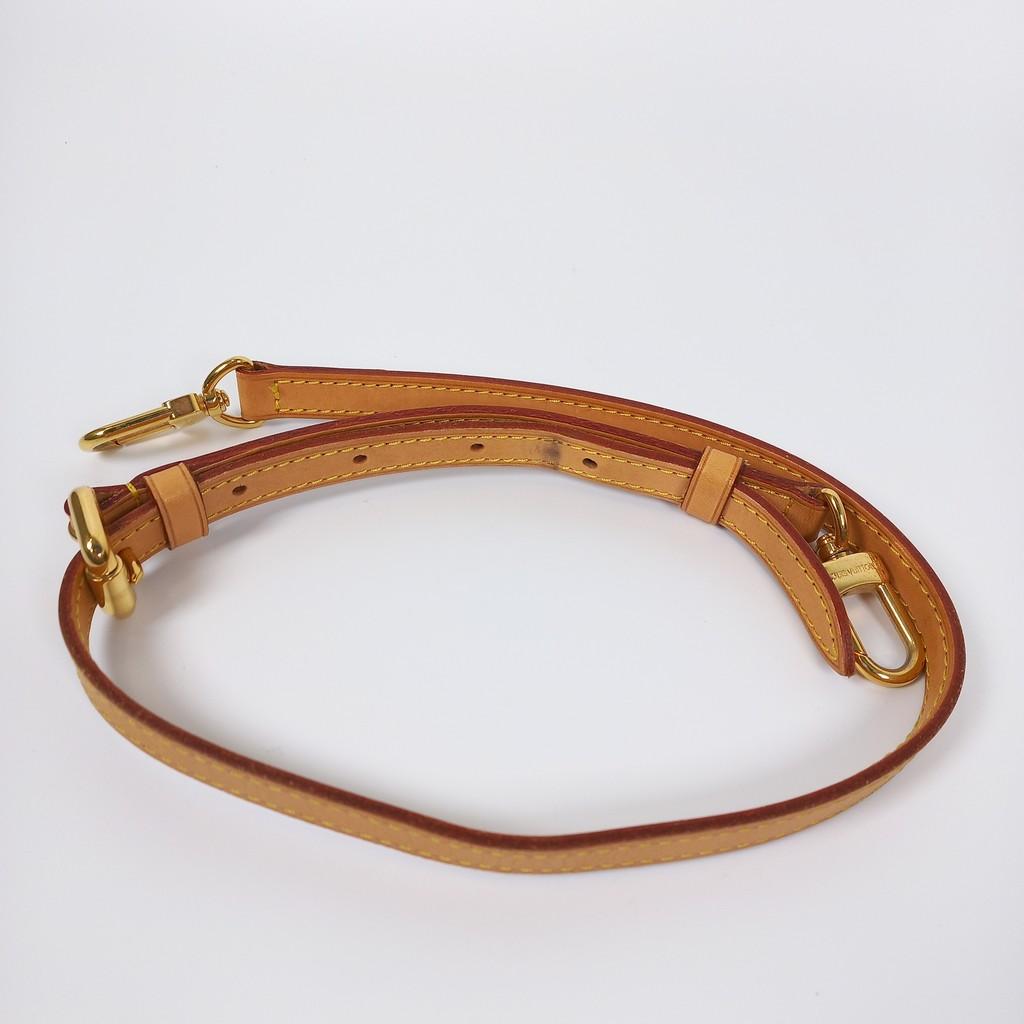 Louis Vuitton Palermo PM Umhängetasche aus braunem Segeltuch und Leder mit Monogramm 3
