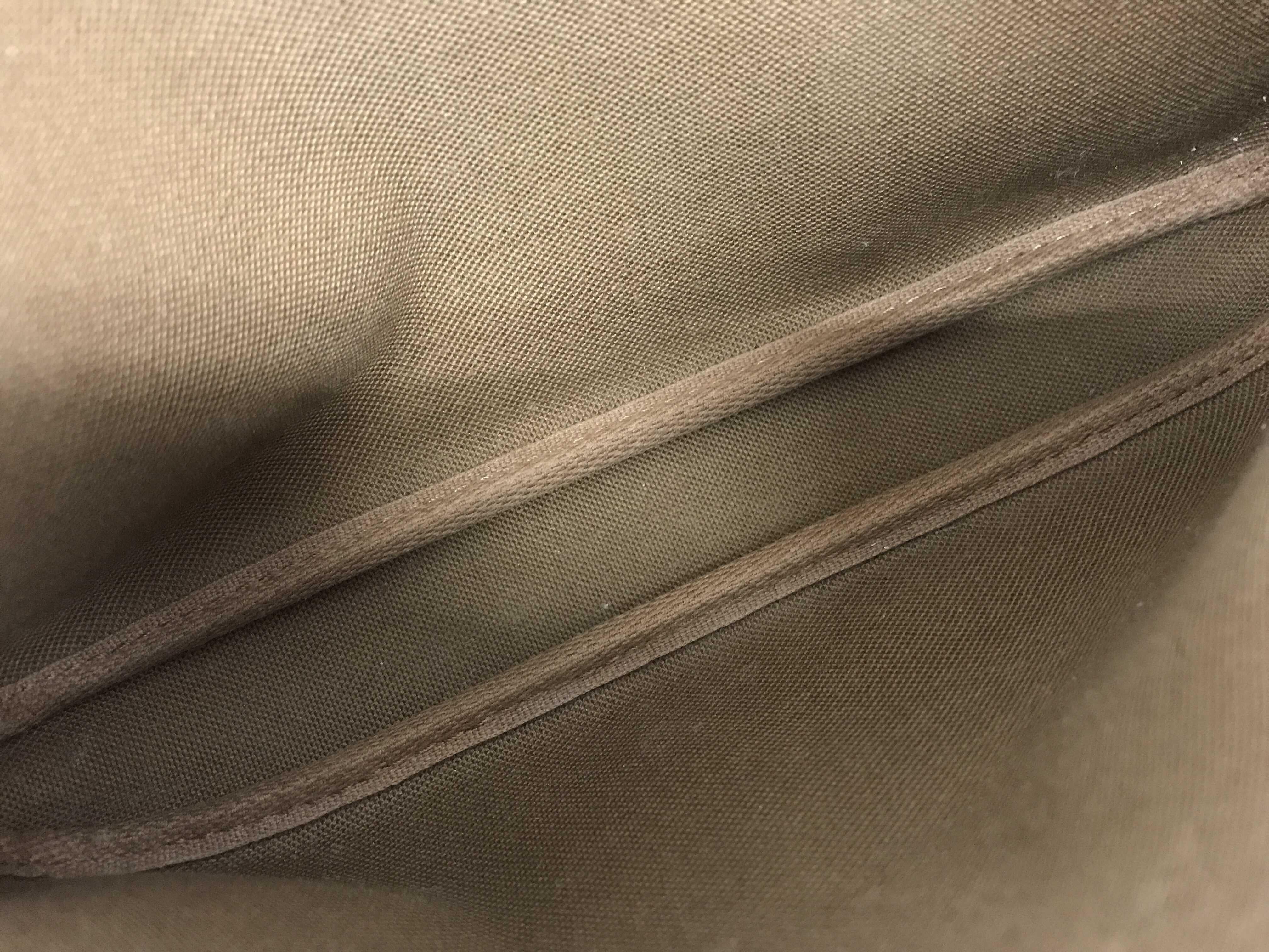 Women's Louis Vuitton Brown Monogram Canvas Leather Pochette Accessoires Shoulder Bag For Sale