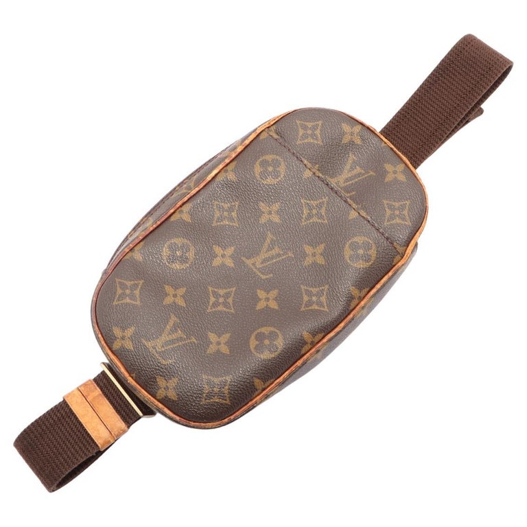 Louis Vuitton Brown Monogram Canvas Leather Pochette Gange Waist