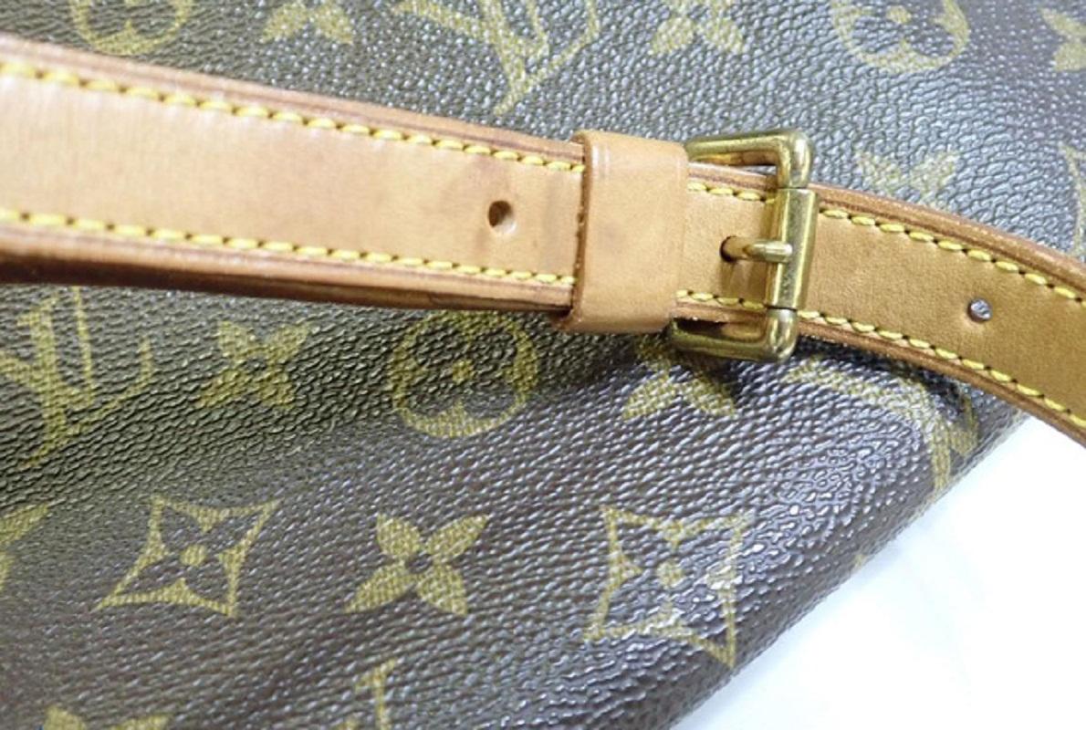 Louis Vuitton Brown Monogram Canvas Leather Tango Short Strap Shoulder Bag For Sale 1