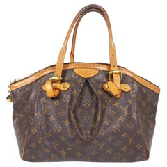 Louis Vuitton Brown Monogram Canvas Leather Tivoli GM Satchel Bag