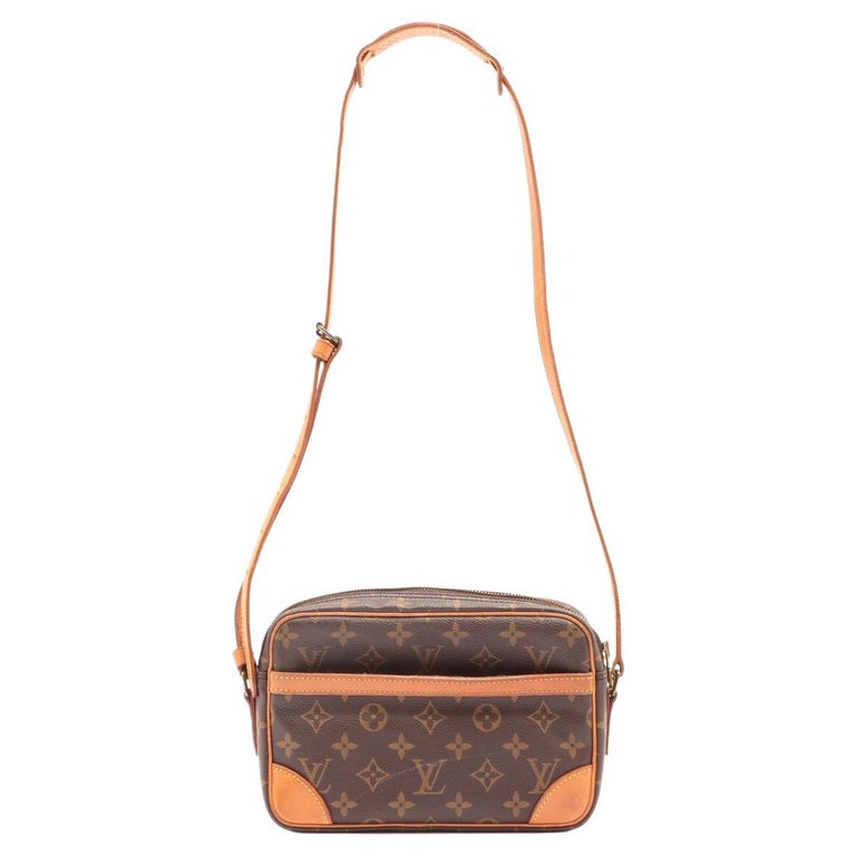 Louis Vuitton Brown Monogram Canvas Leather Trocadero 23cm Crossbody