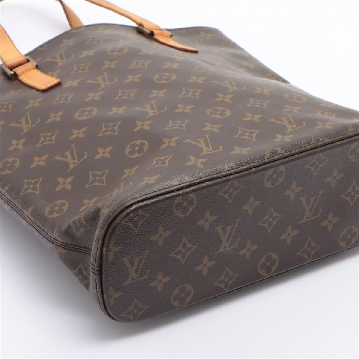 Louis Vuitton Brown Monogram Canvas Leather Vavin GM Tote Bag In Good Condition In Irvine, CA