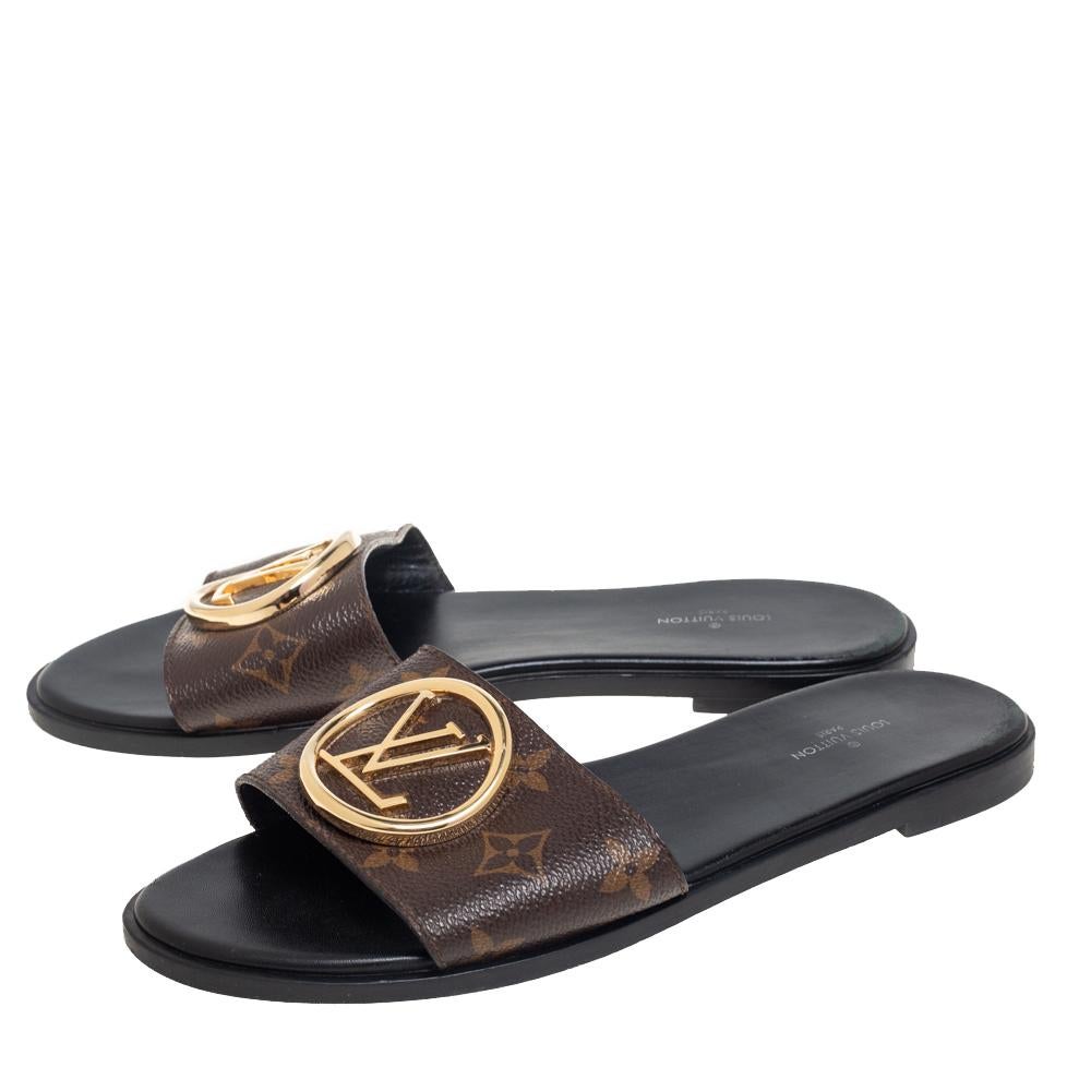 louis vuitton slides with lock