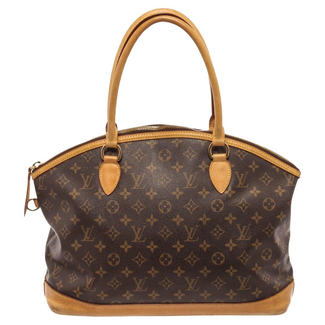 Louis Vuitton Brown Monogram Canvas Lockit Horizontal Tote Bag