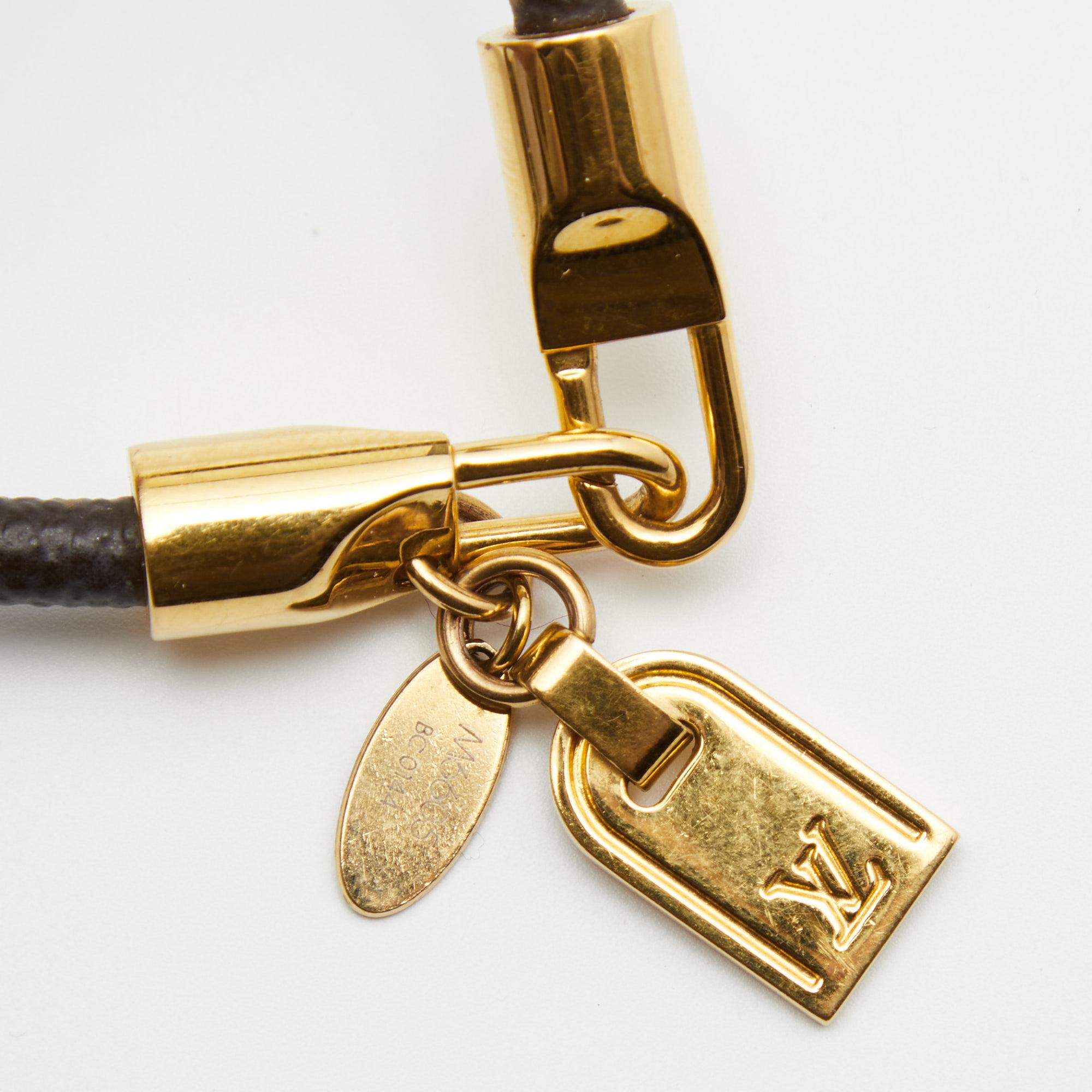 Contemporary Louis Vuitton Brown Monogram Canvas Luck It Bracelet