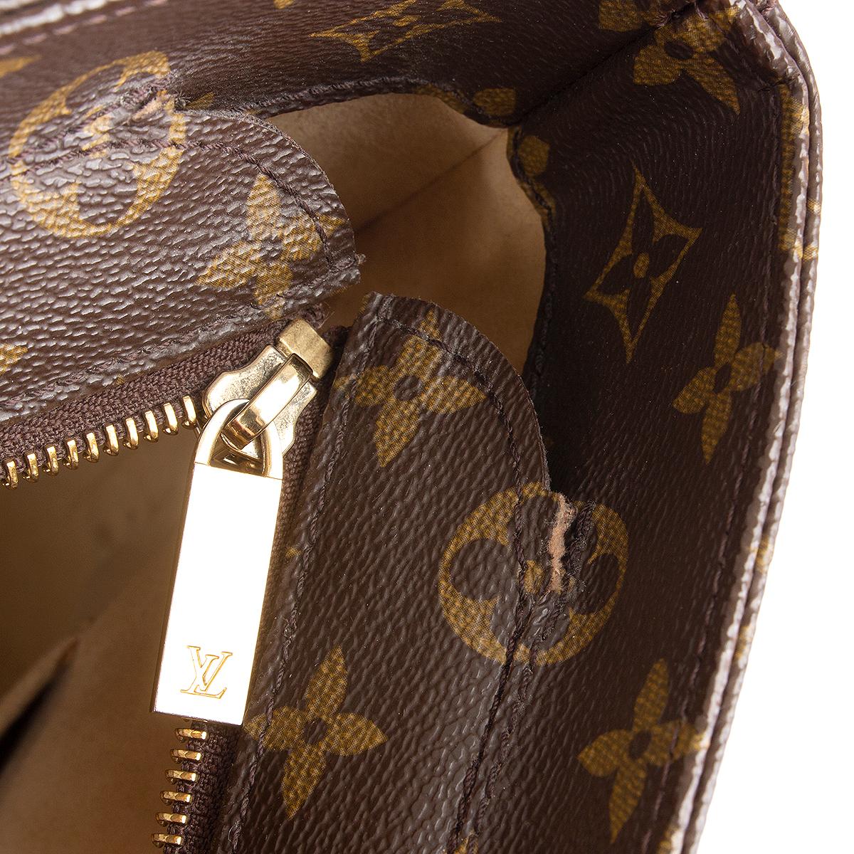 LOUIS VUITTON brown Monogram Canvas LUCO TOTE Shoulder Bag 2