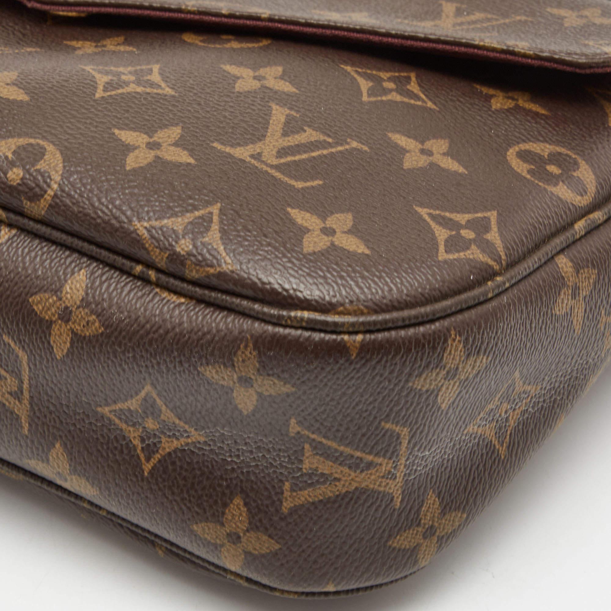 Louis Vuitton Brown Monogram Canvas Mabillon Crossbody Bag 11