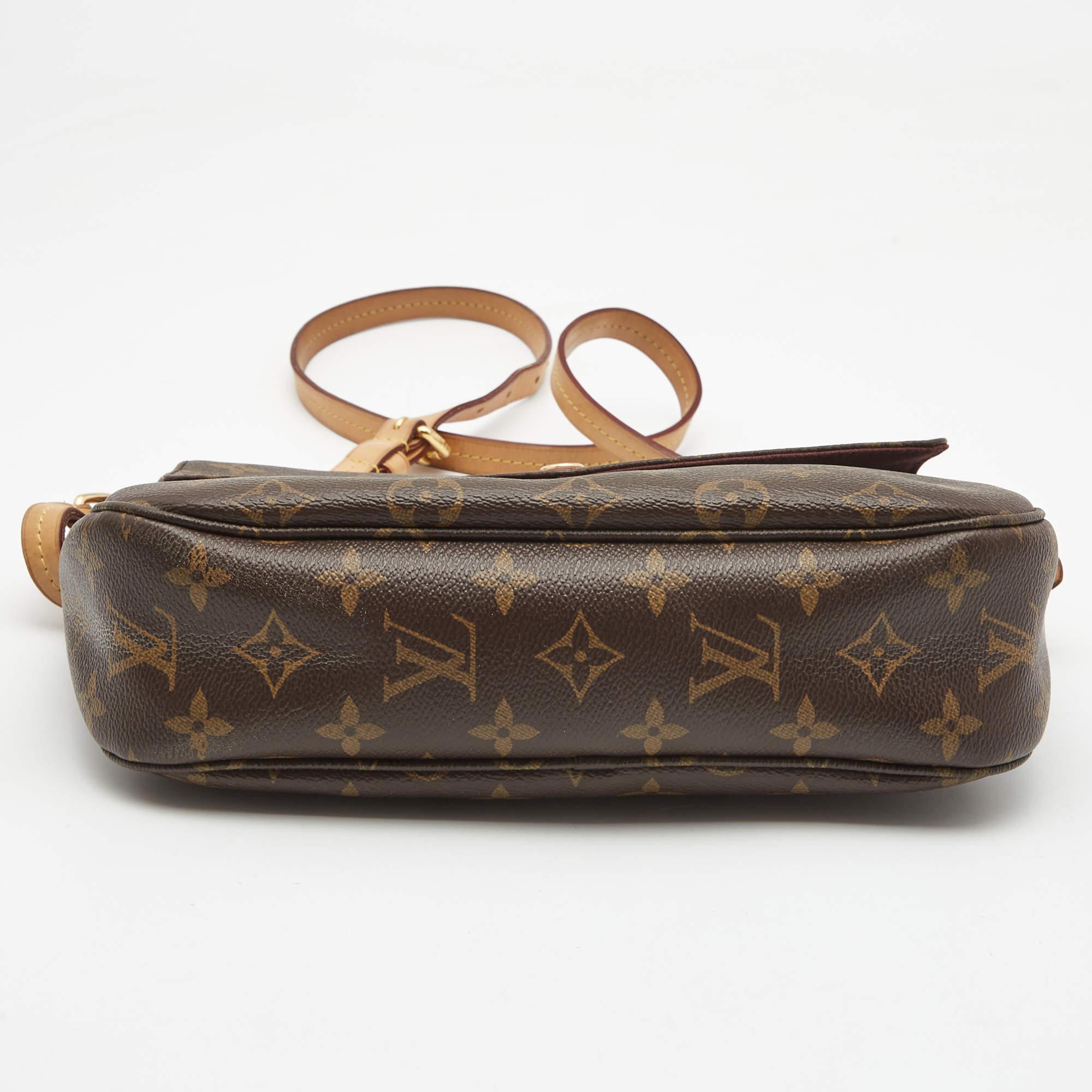 Louis Vuitton Brown Monogram Canvas Mabillon Crossbody Bag 1