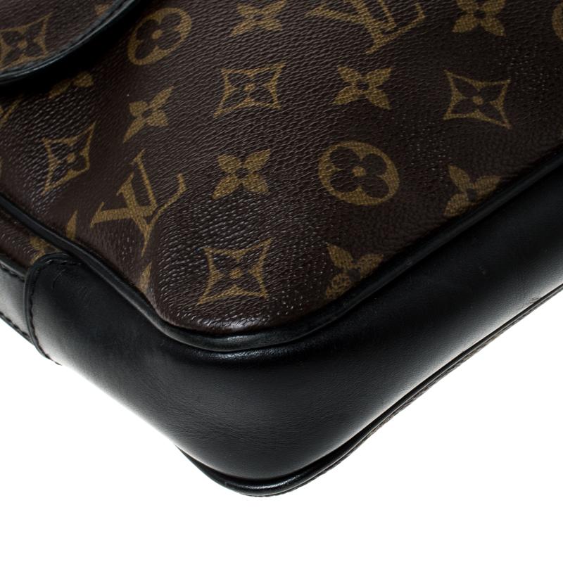 Louis Vuitton Brown Monogram Canvas Messenger Bag 3