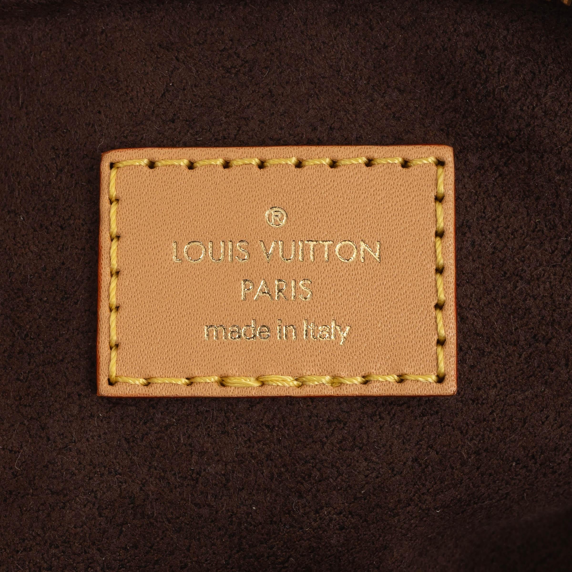 LOUIS VUITTON marrón Monograma lona MINI BUMBAG Bolso de hombro en venta 2