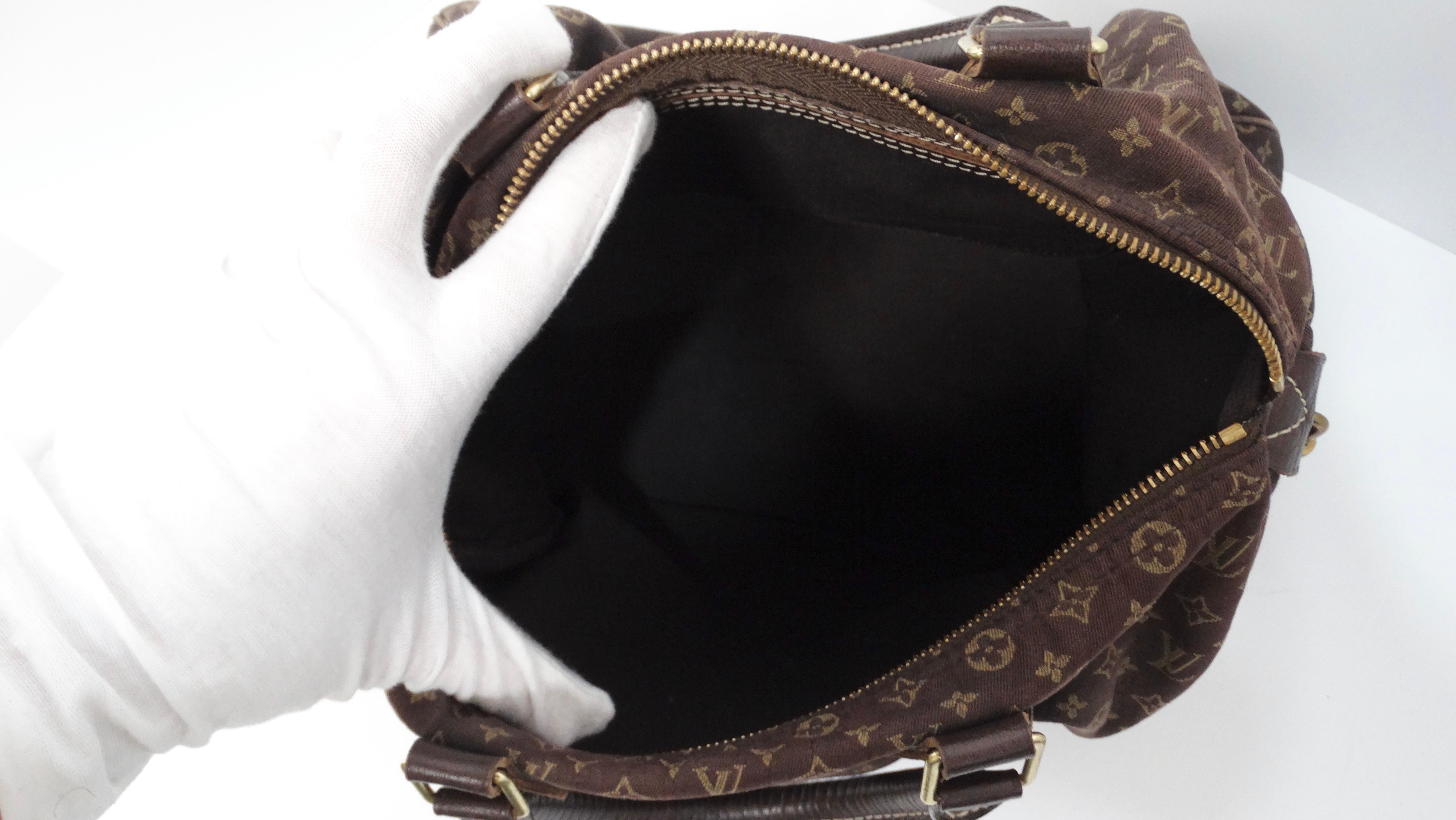 Louis Vuitton Brown Monogram Canvas Mini Lin Speedy 30 5