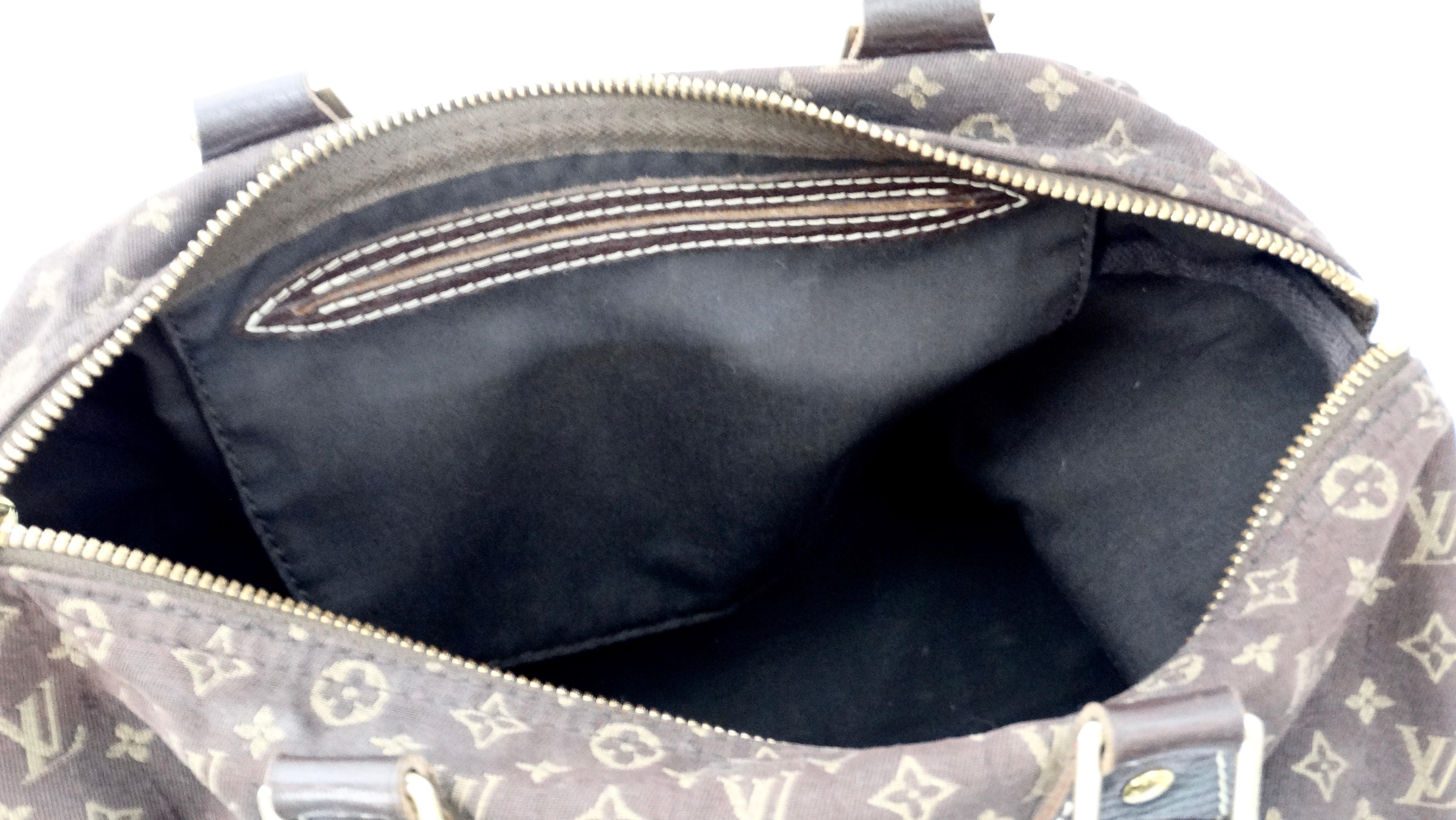 Louis Vuitton Brown Monogram Canvas Mini Lin Speedy 30 6