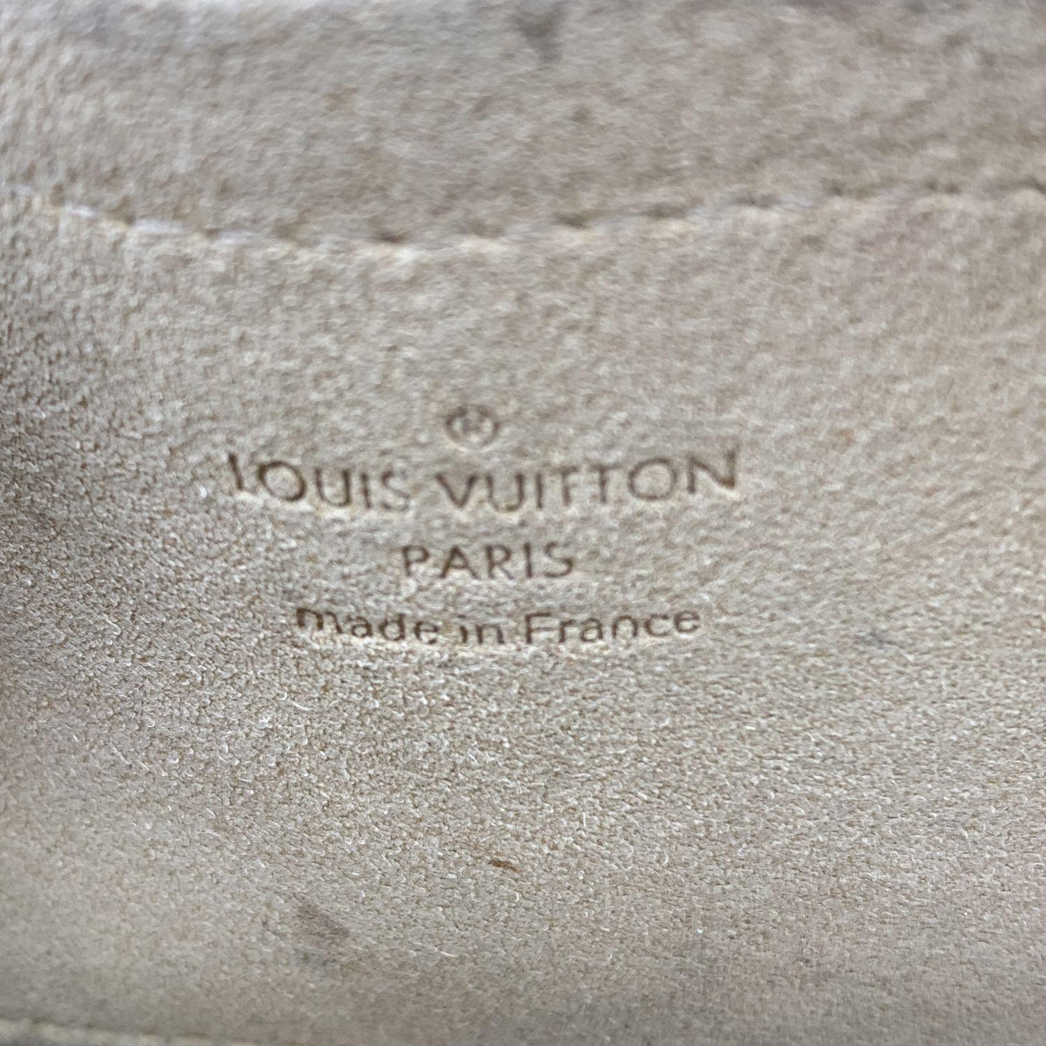 Mini bolso de lona con monograma marrón Milla de Louis Vuitton con cadena 2