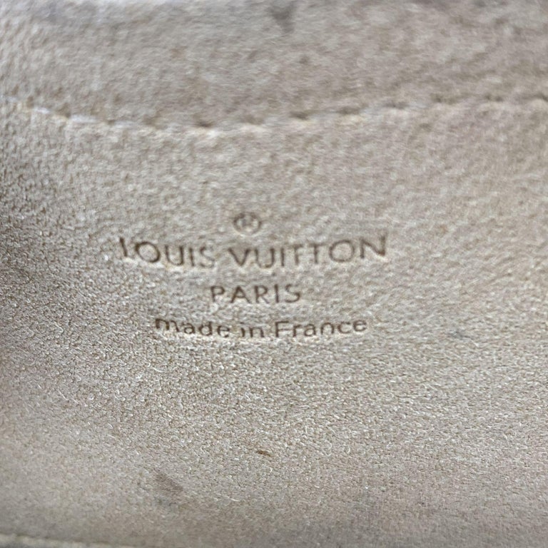 Clutch Bags Louis Vuitton Brown Monogram Canvas Mini Pouch Milla with Chain