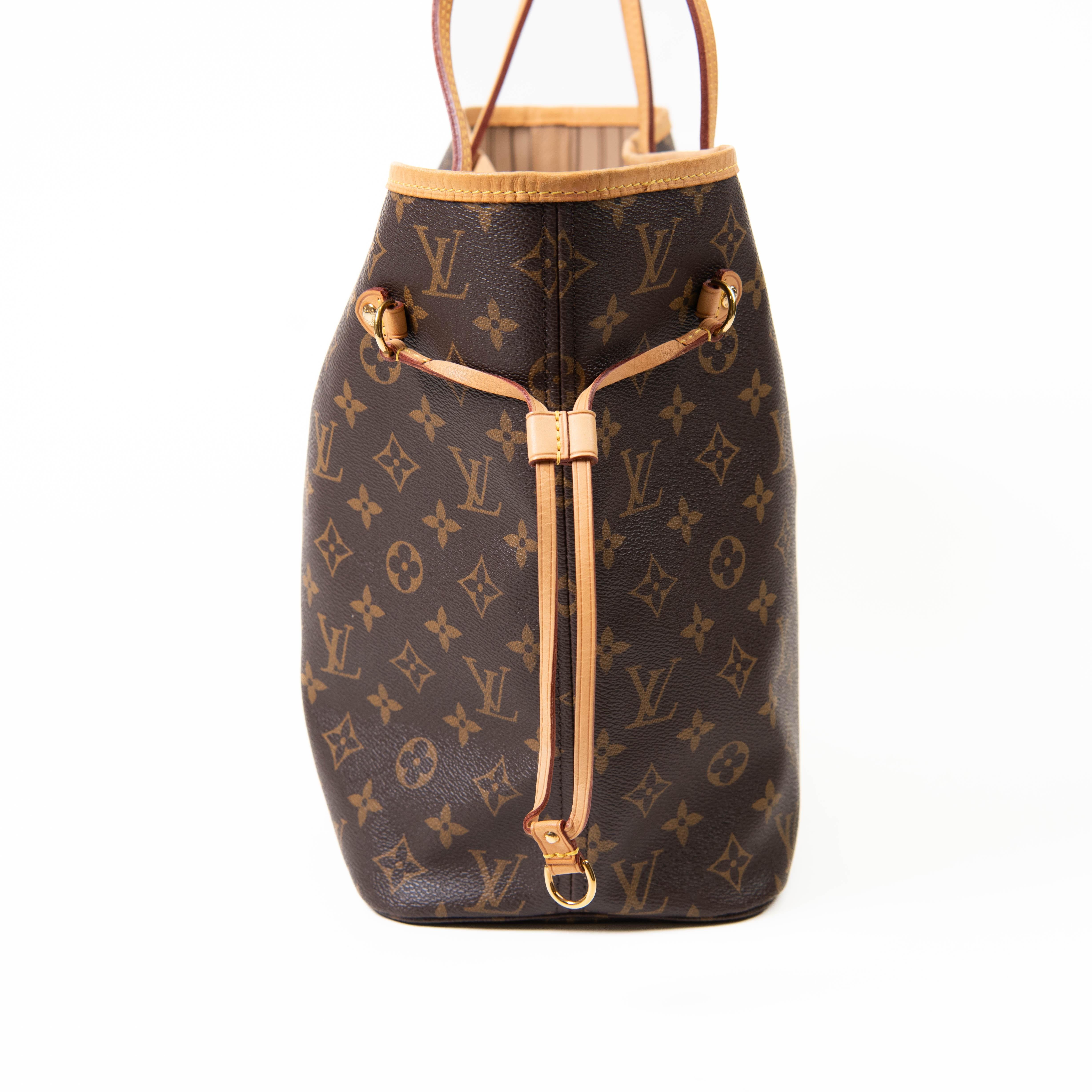 Louis Vuitton Brown Monogram Canvas MM Tote 2