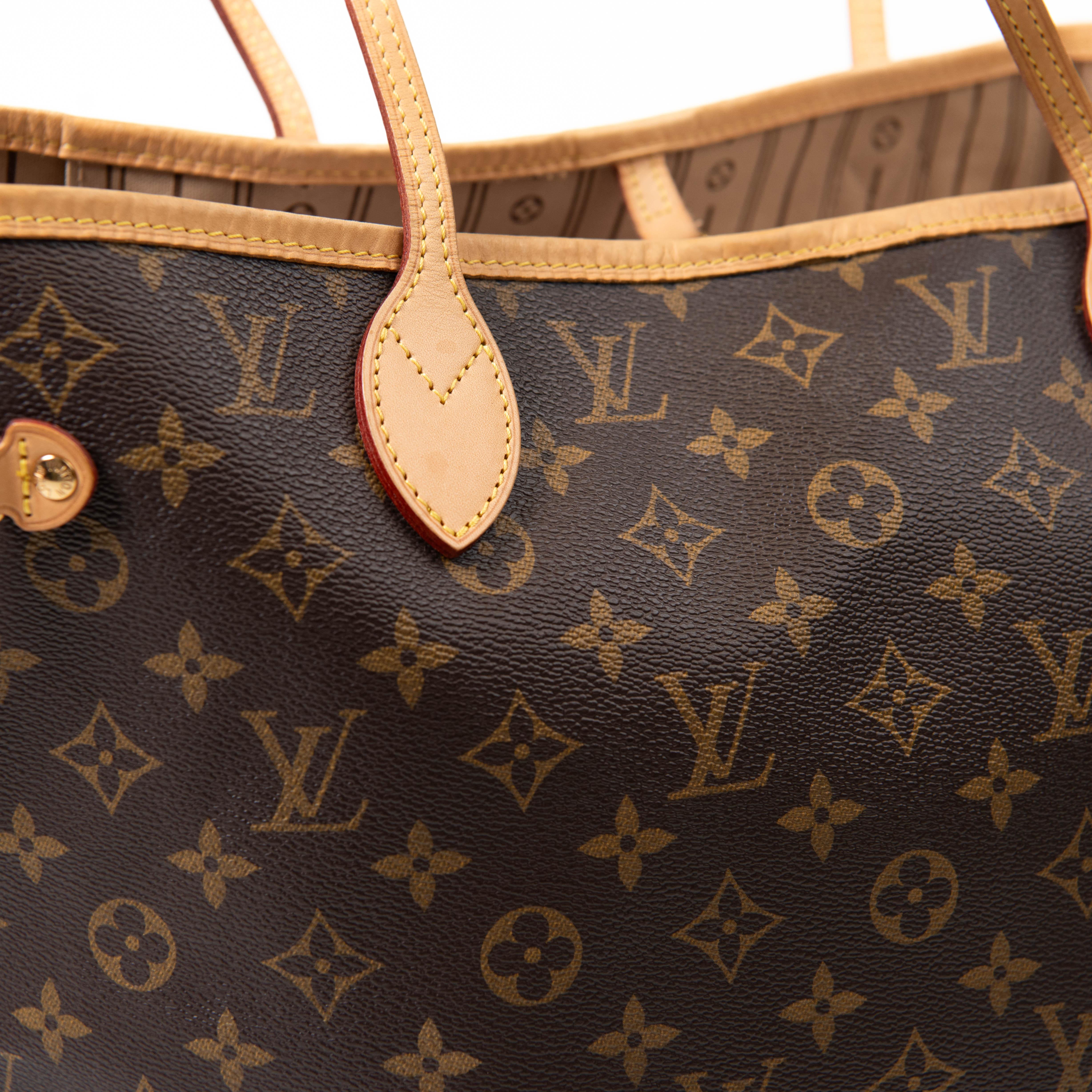 Louis Vuitton Brown Monogram Canvas MM Tote 4