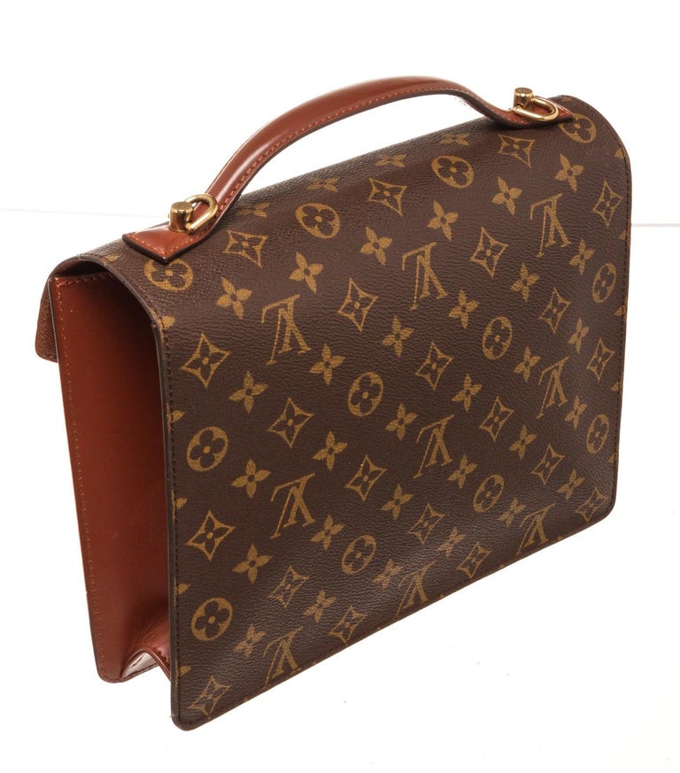 Sold at Auction: Louis Vuitton, Louis Vuitton Monceau Handbag Monogram  Canvas Brown