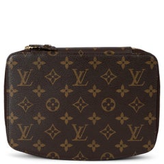 LOUIS VUITTON brown Monogram Canvas MONTE CARLO Jewelry Case Bag