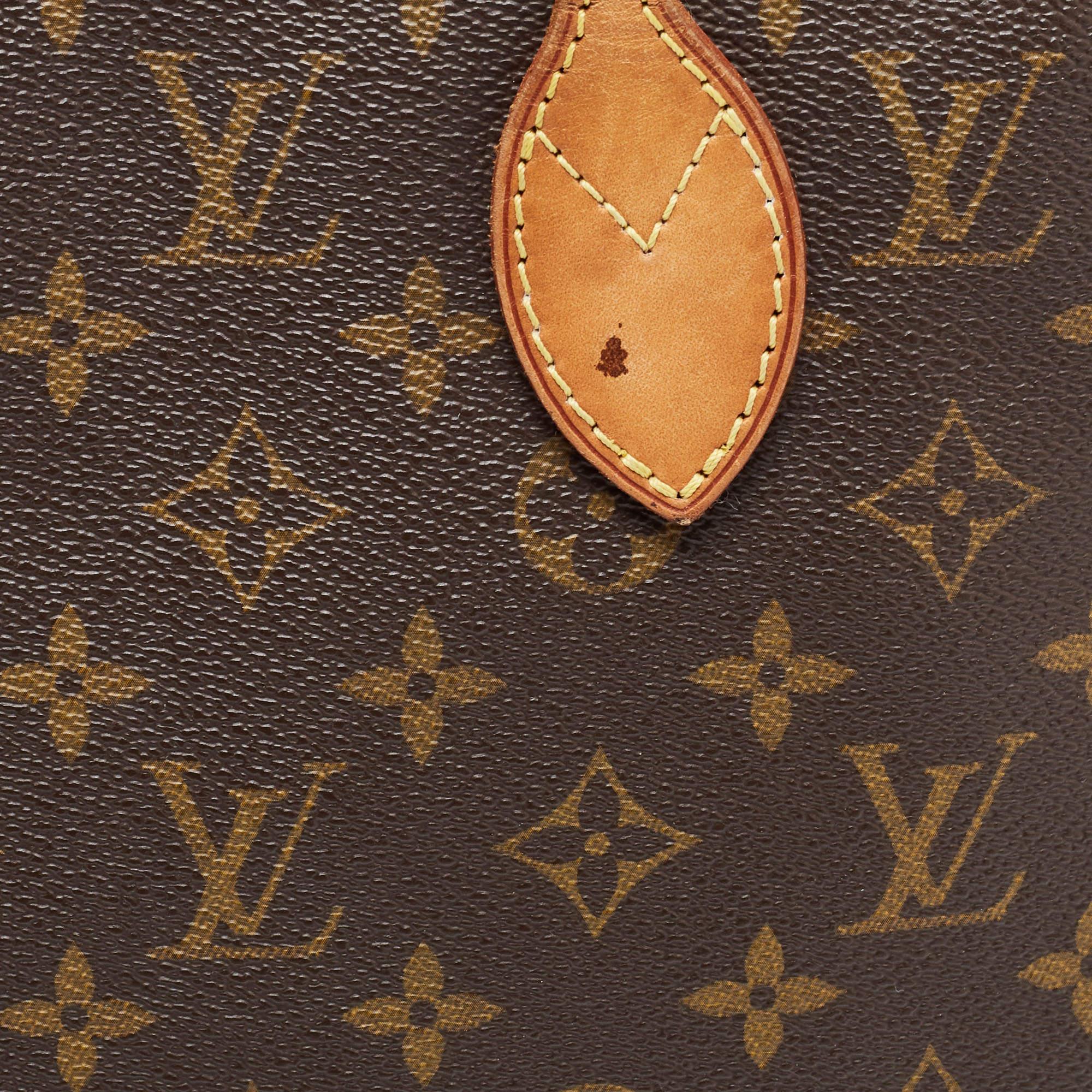 Louis Vuitton Brown Monogram Canvas Neverfull MM Tote Bag 12