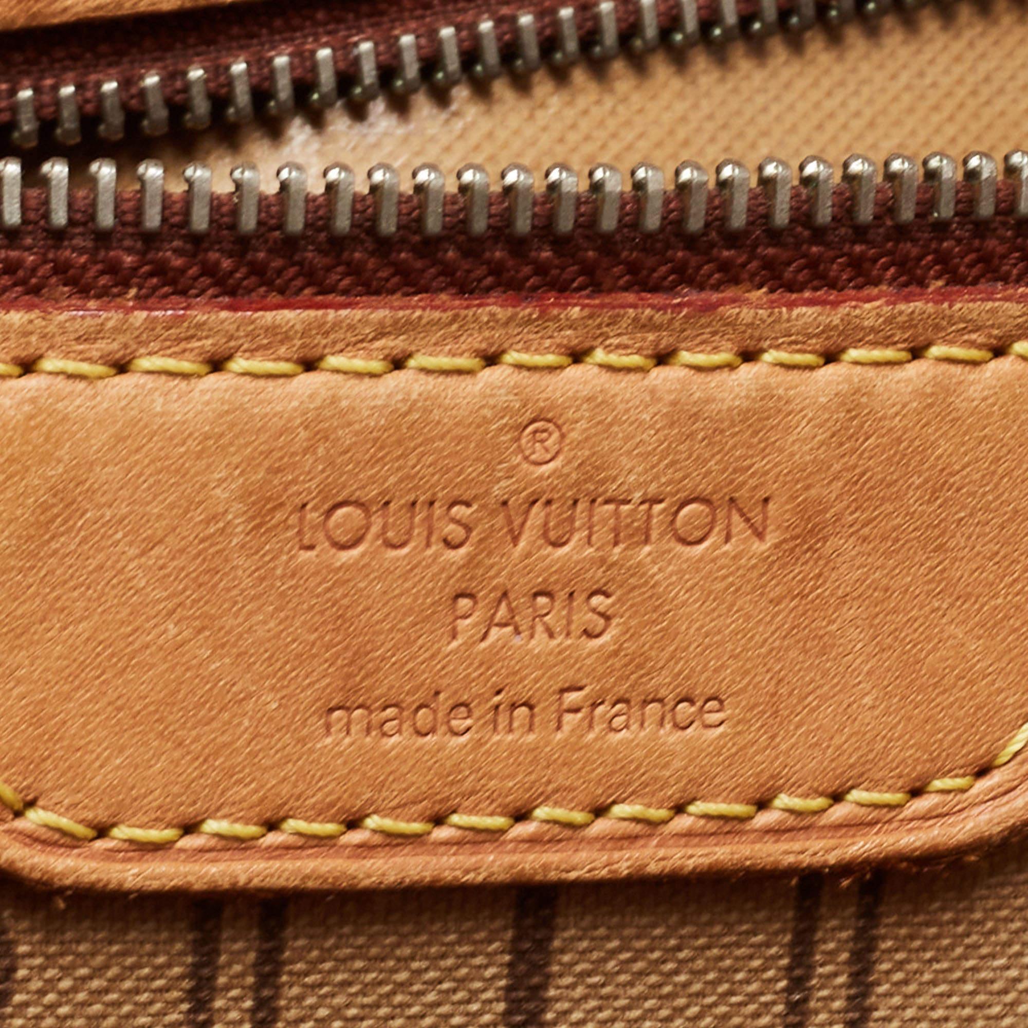 Louis Vuitton Brown Monogram Canvas Neverfull MM Tote Bag 5