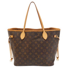 Louis Vuitton Brown Monogram Canvas Neverfull MM Tote Bag