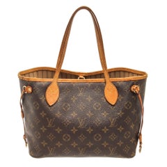 Louis Vuitton Brown Monogram Canvas Neverfull PM Tote bag