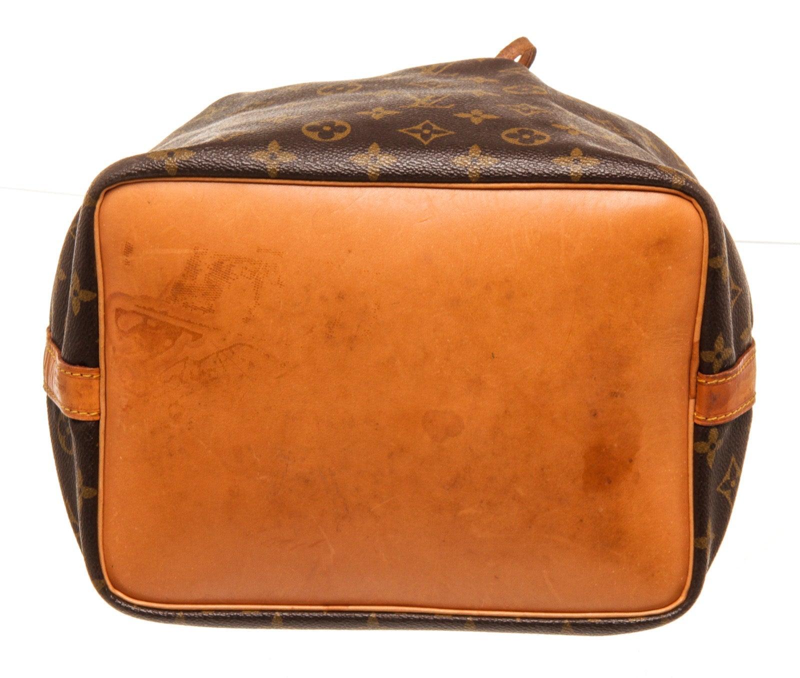 Braune Monogramm Canvas Noe PM Bucket Bag von Louis Vuitton mit Material Monogramm 1