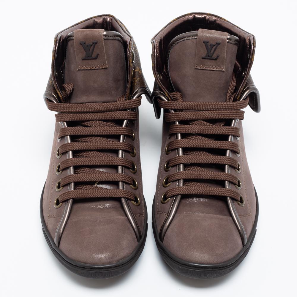 brown lv sneakers