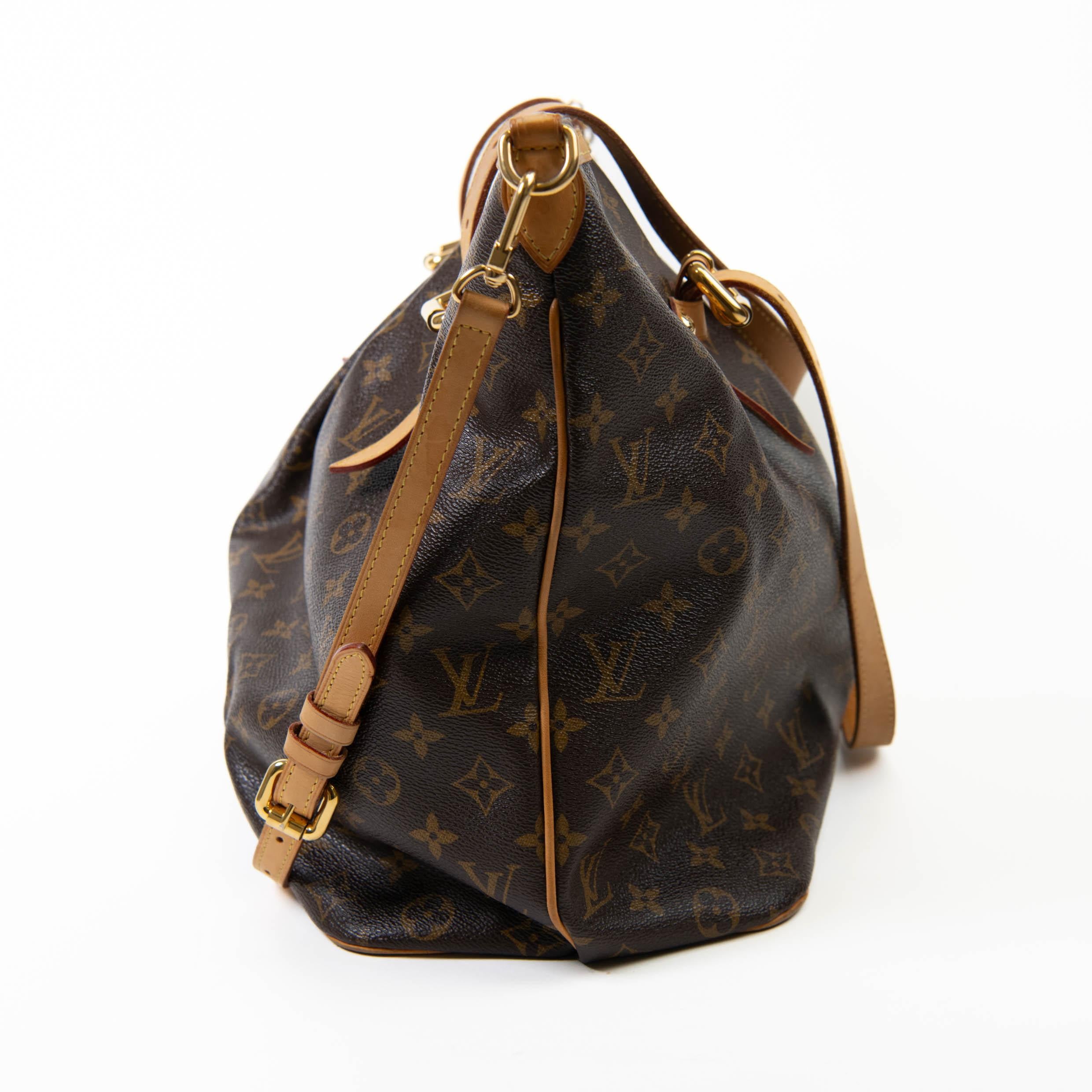 Noir Louis Vuitton Brown Monogram Canvas Palermo GM