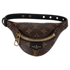 Bracciale LOUIS VUITTON marrone Monogram in tela PARTY BUM BAG