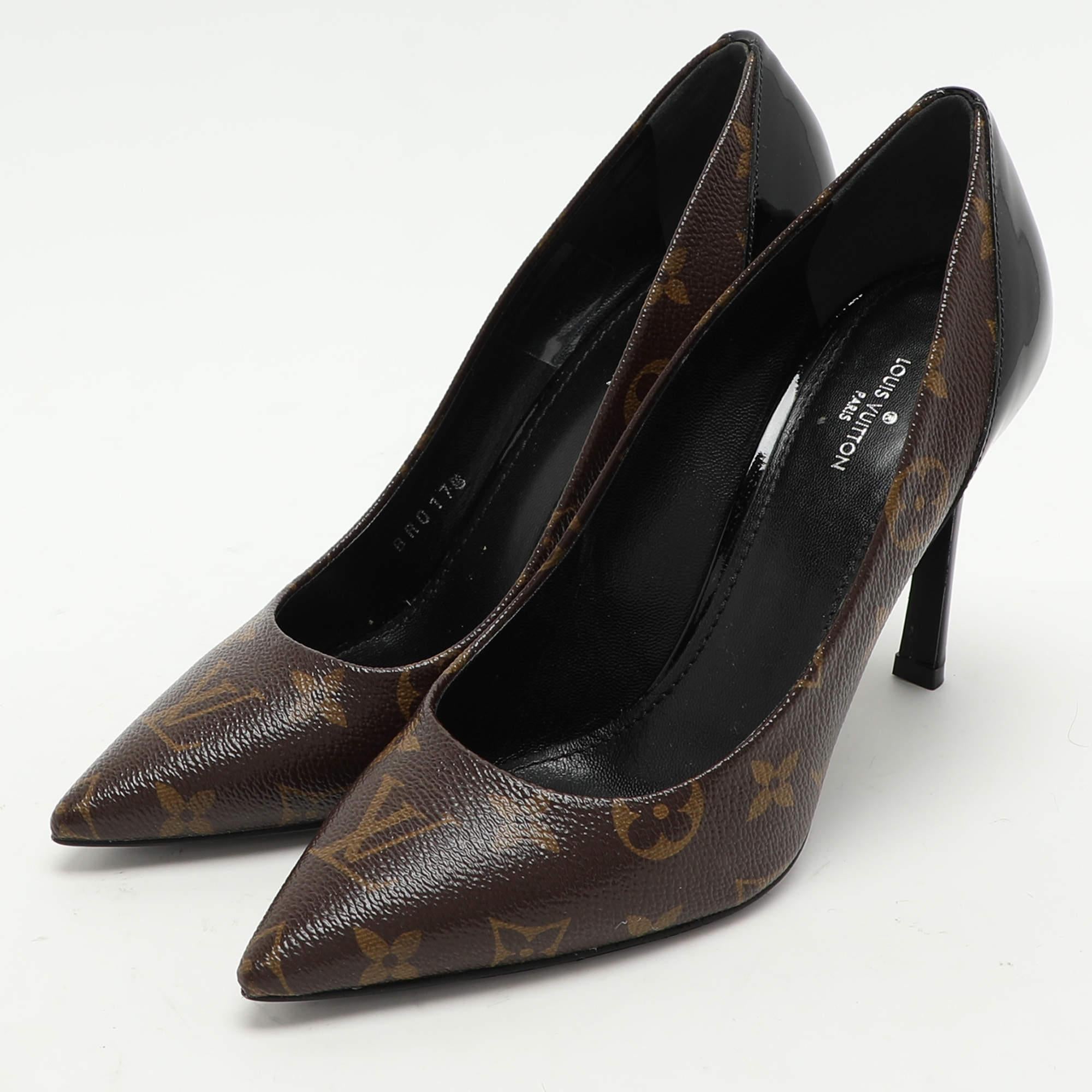 Complement your well put together outfit with these authentic Louis Vuitton shoes. Timeless and classy  they have an amazing construction for enduring quality and comfortable fit.