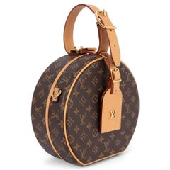 LOUIS VUITTON brown Monogram Canvas PETITE BOITE CHAPEAU Shoulder Bag