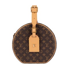 LOUIS VUITTON brown Monogram Canvas PETITE BOITE CHAPEAU Shoulder Bag