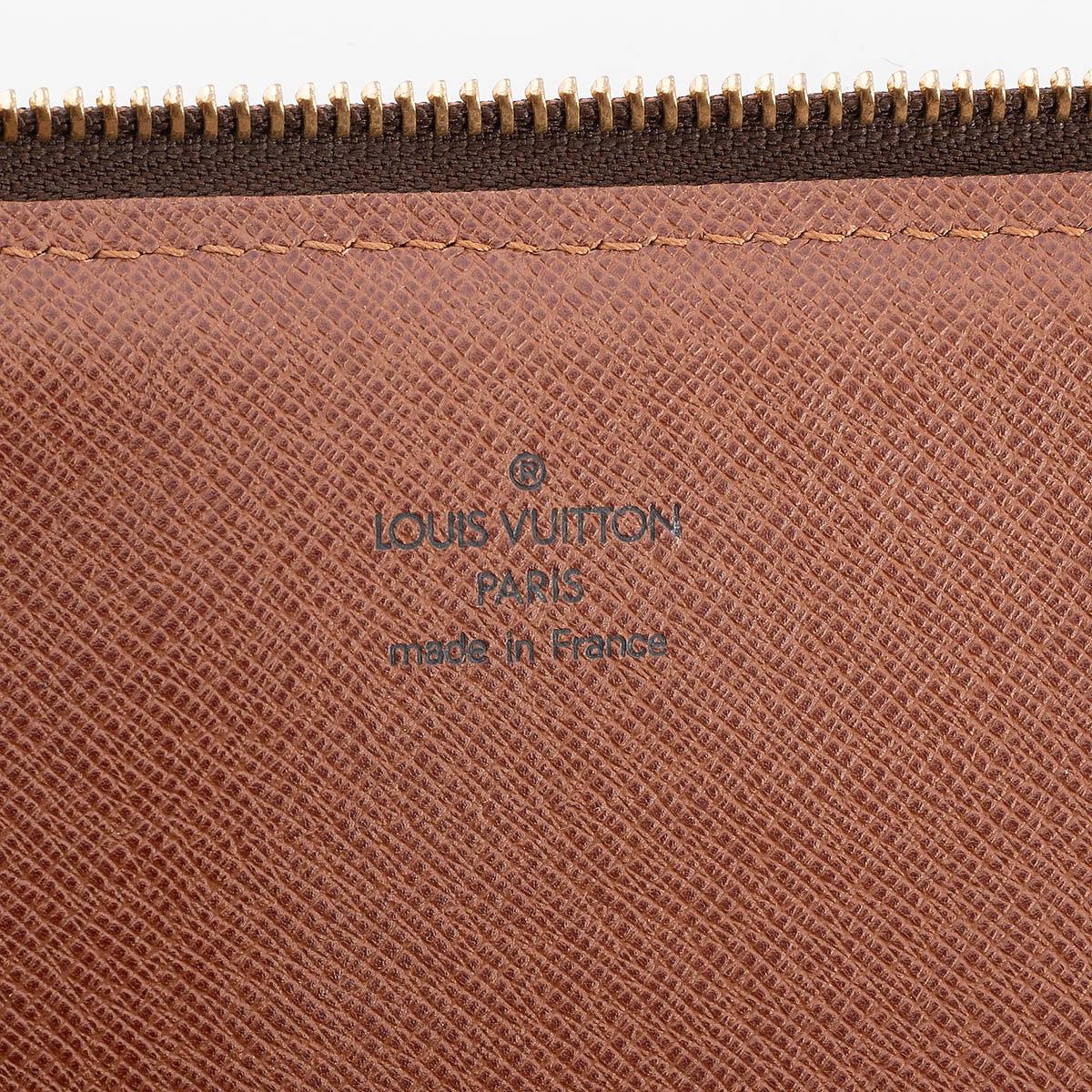 LOUIS VUITTON brown Monogram canvas POCHE DOCUMENTS Portfolio Case Bag For Sale 3