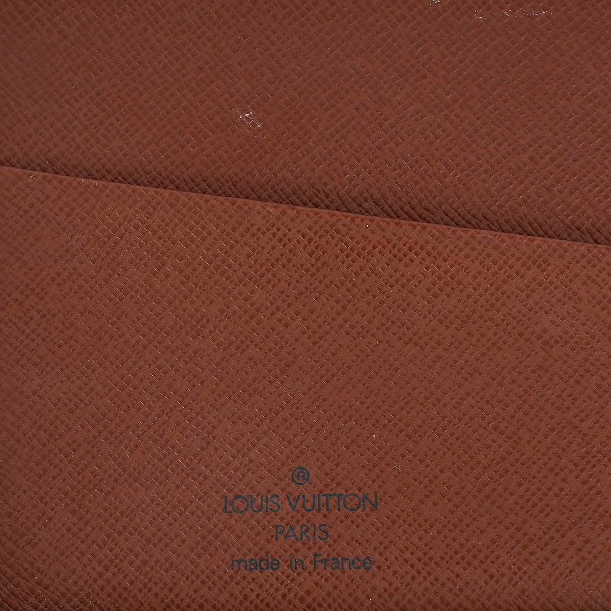 LOUIS VUITTON brown Monogram canvas POCHE ESCAPADE Travel Wallet 1