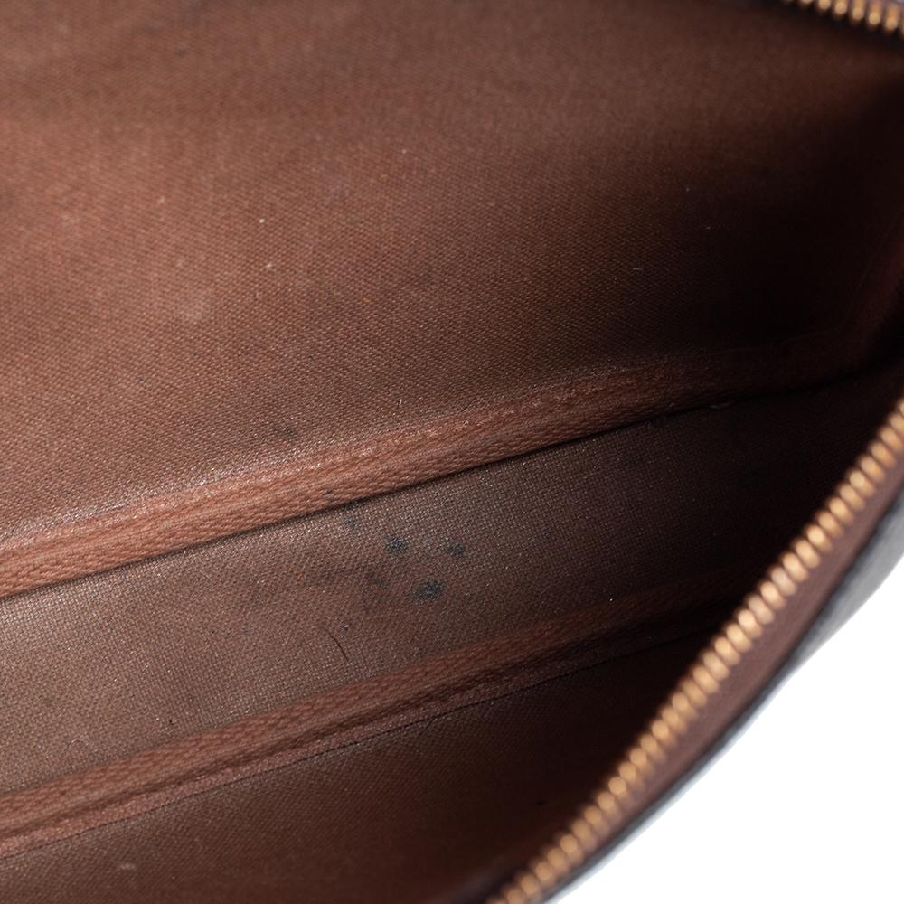 Louis Vuitton Brown Monogram Canvas Pochette Accessoires Bag 5