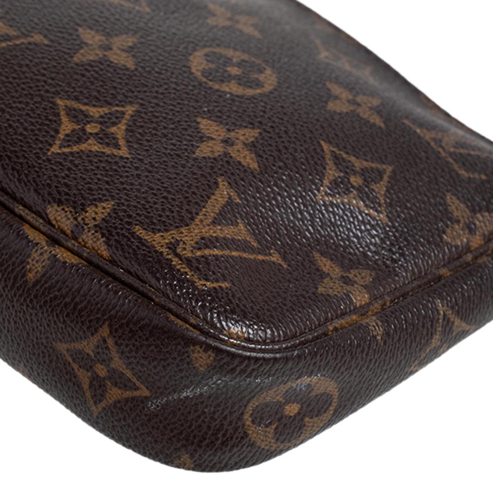 Louis Vuitton Brown Monogram Canvas Pochette Accessoires Bag 6