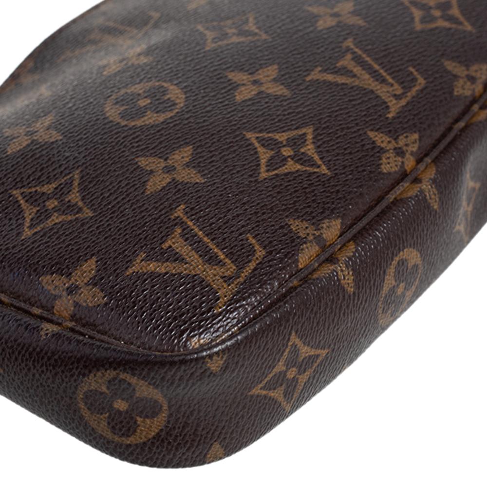 Louis Vuitton Brown Monogram Canvas Pochette Accessoires Bag 3