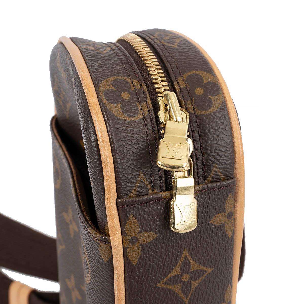 LOUIS VUITTON brown Monogram canvas POCHETTE GANGE Crossbody Bag For Sale 2