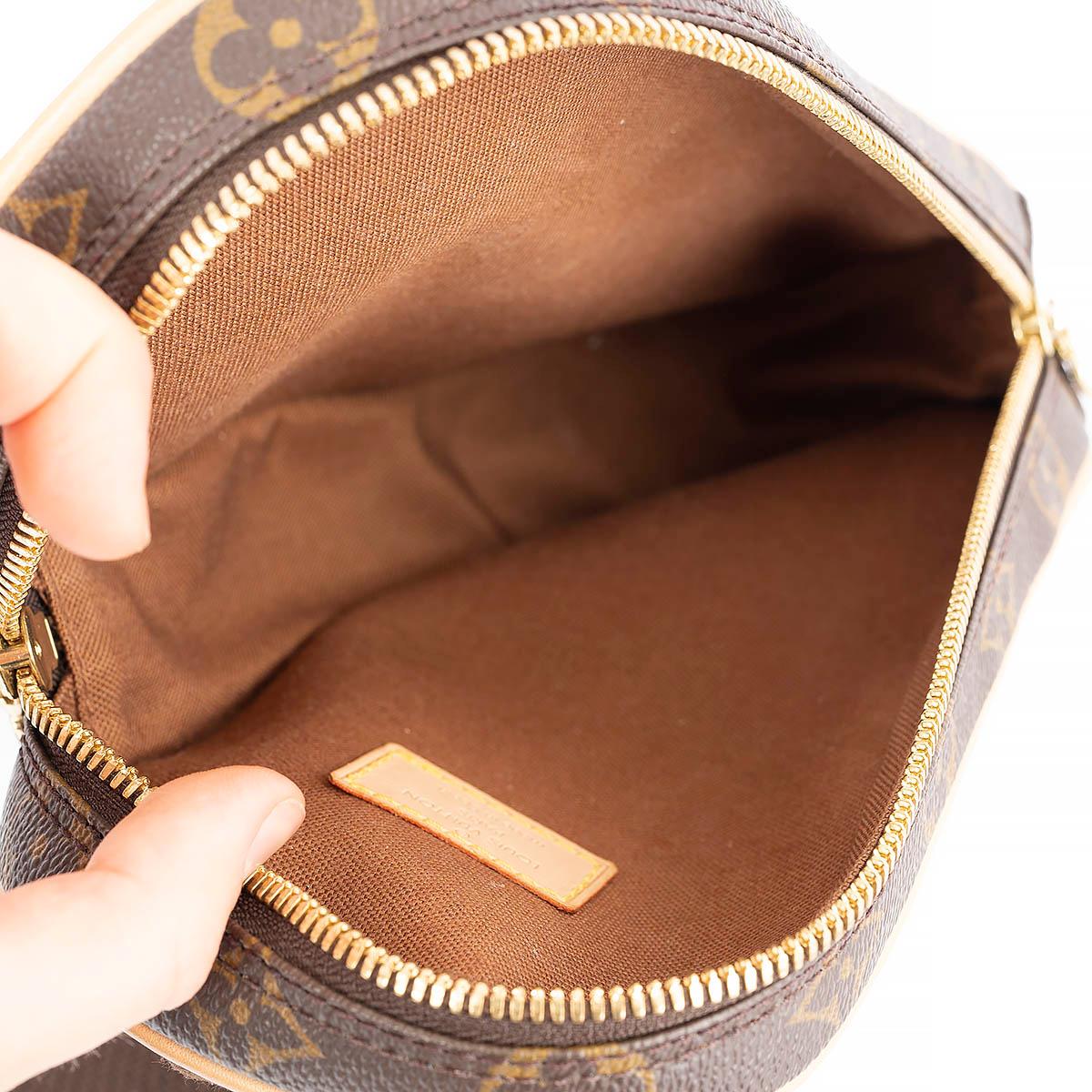 LOUIS VUITTON brown Monogram canvas POCHETTE GANGE Crossbody Bag 4