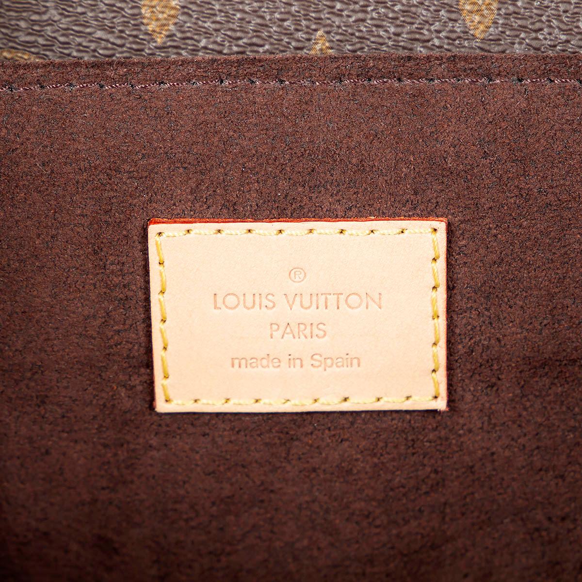Women's LOUIS VUITTON brown Monogram Canvas POCHETTE METIS Crossbody Bag