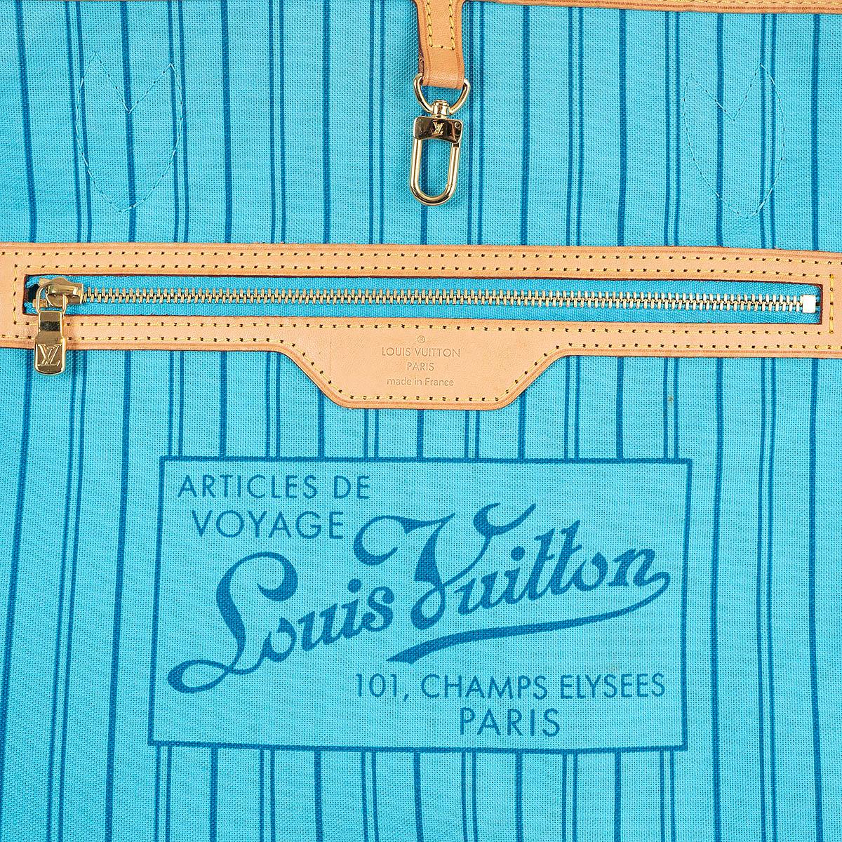 LOUIS VUITTON Brown Monogramme toile PORTO CERVO NEVERFULL GM Shopper Bag 3