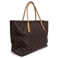 LOUIS VUITTON brown Monogram canvas RASPAIL MM Tote Bag