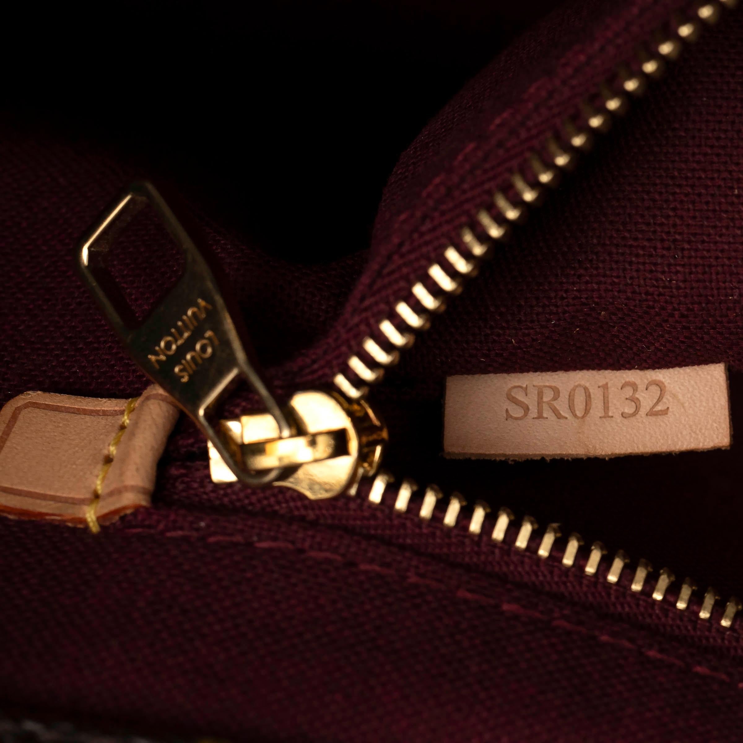 LOUIS VUITTON Bolso de lona monograma marrón RASPAIL MM Tote Bag en venta 2