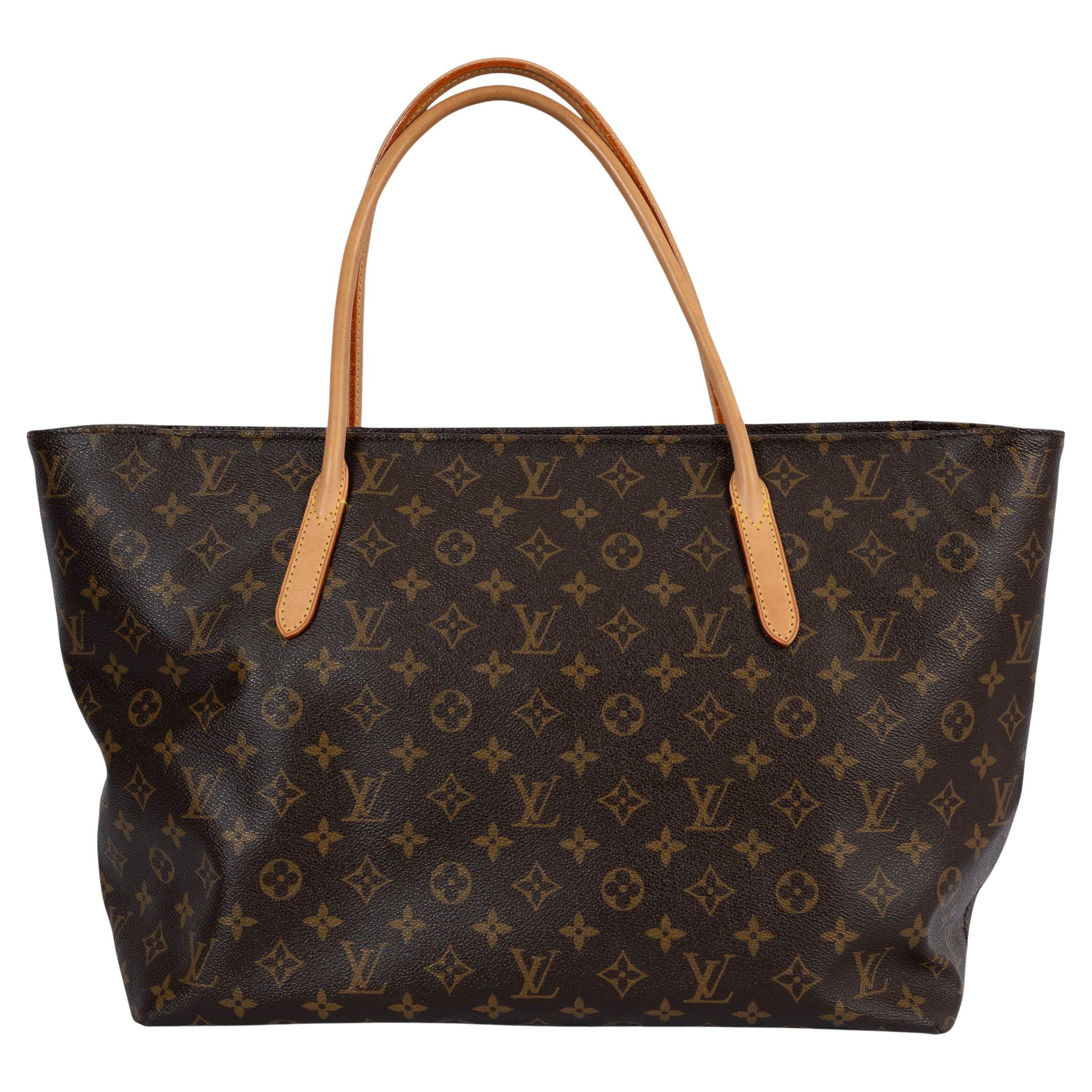 LOUIS VUITTON Bolso de lona monograma marrón RASPAIL MM Tote Bag en venta