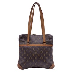 Sac Coussin GM Umhängetasche aus Segeltuch mit braunem Monogramm von Louis Vuitton